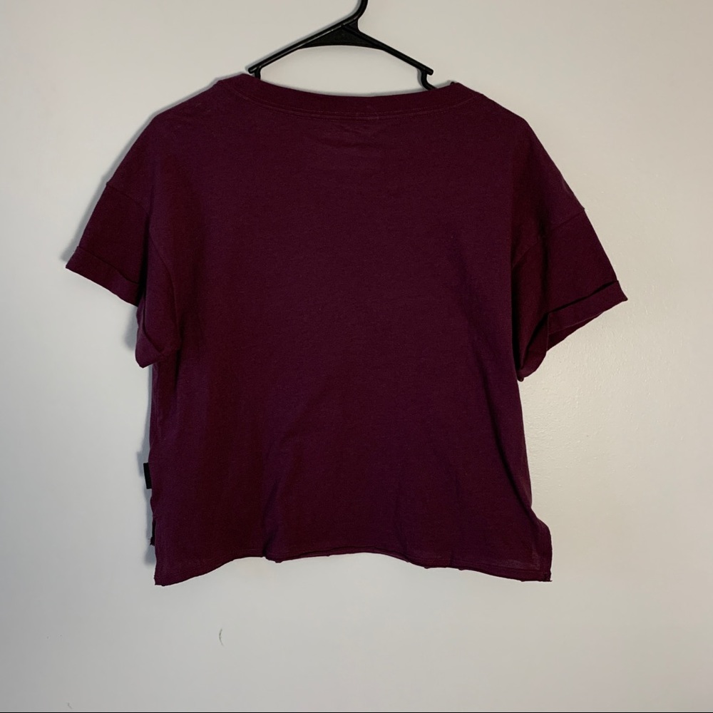 Calvin Klein Jeans burgundy T-shirt - Picture 2 of 7